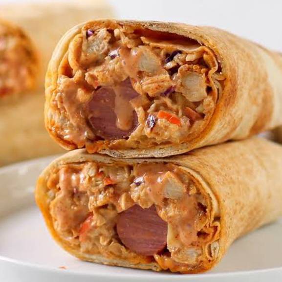 Shawarma with single sausage 