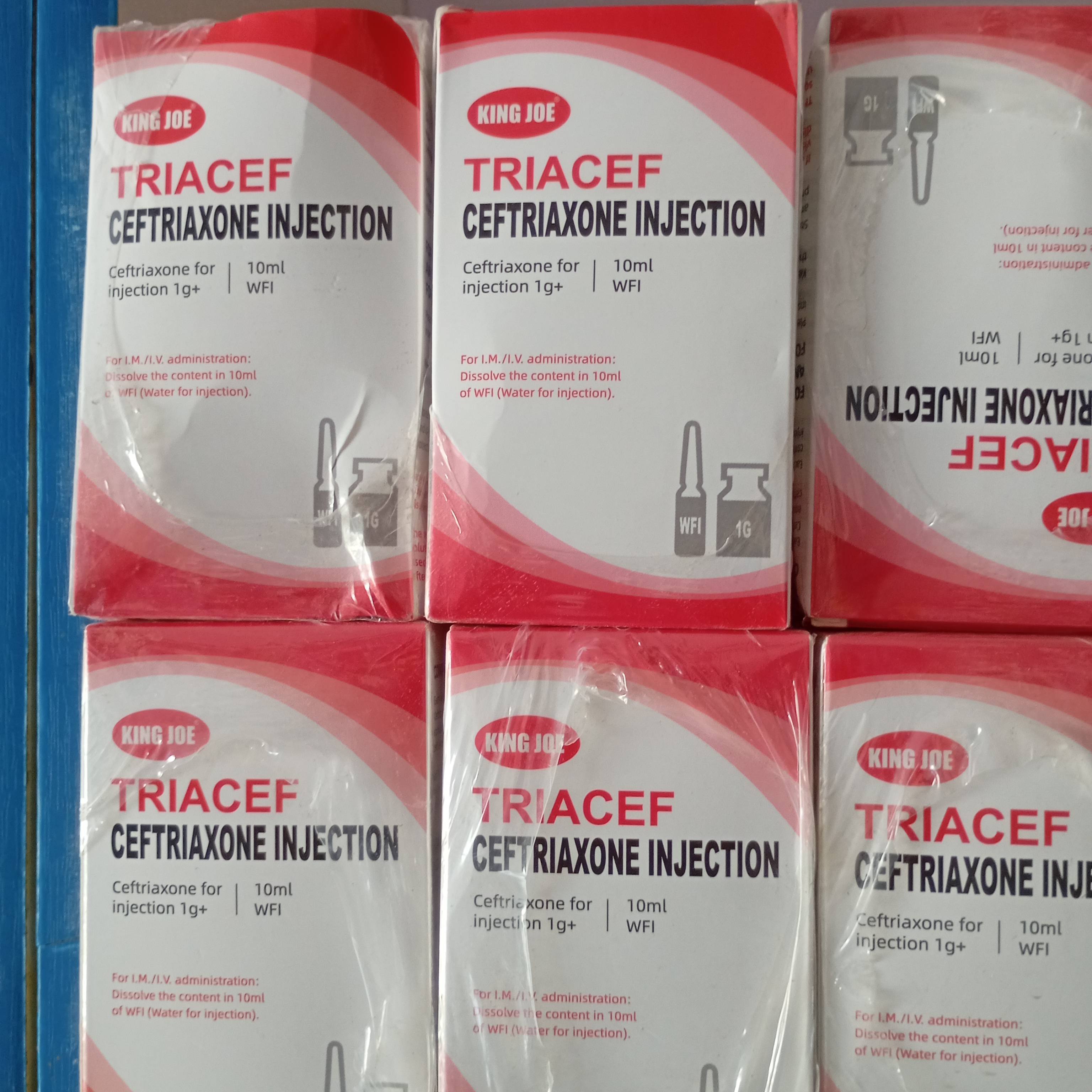Ceftriaxone injection 1g (TRIACEF)