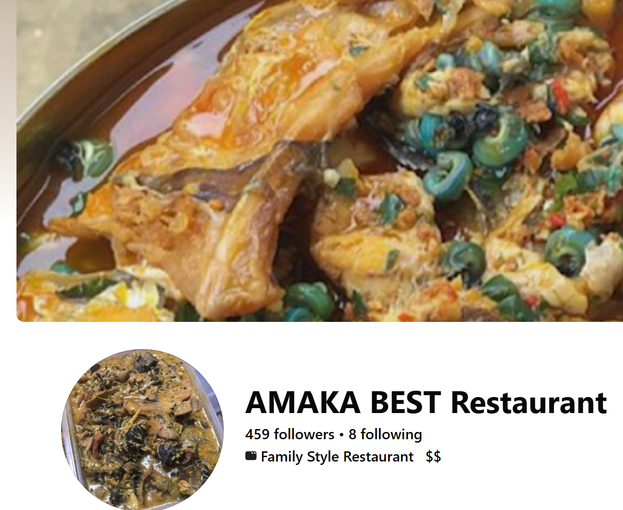Amaka's Restaurant local dishes (Baga Road) cover photo