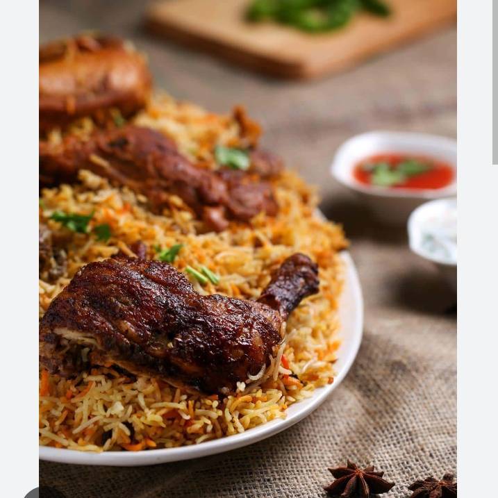 Chicken biryani rice 