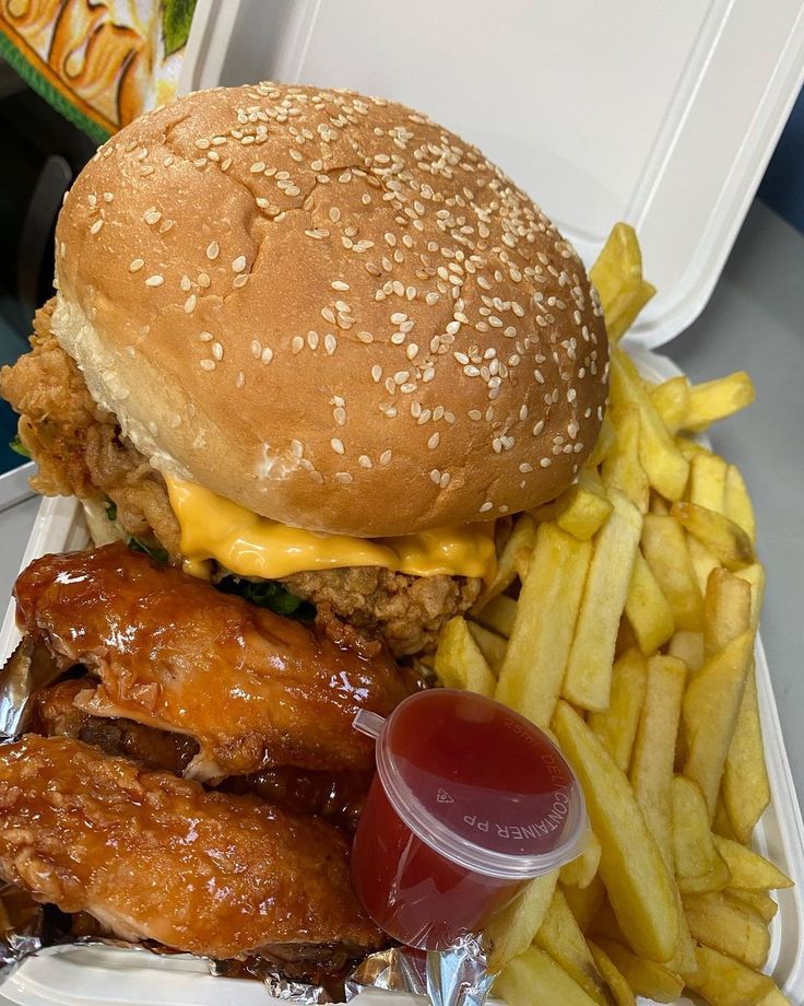 Chicken Burger/chips