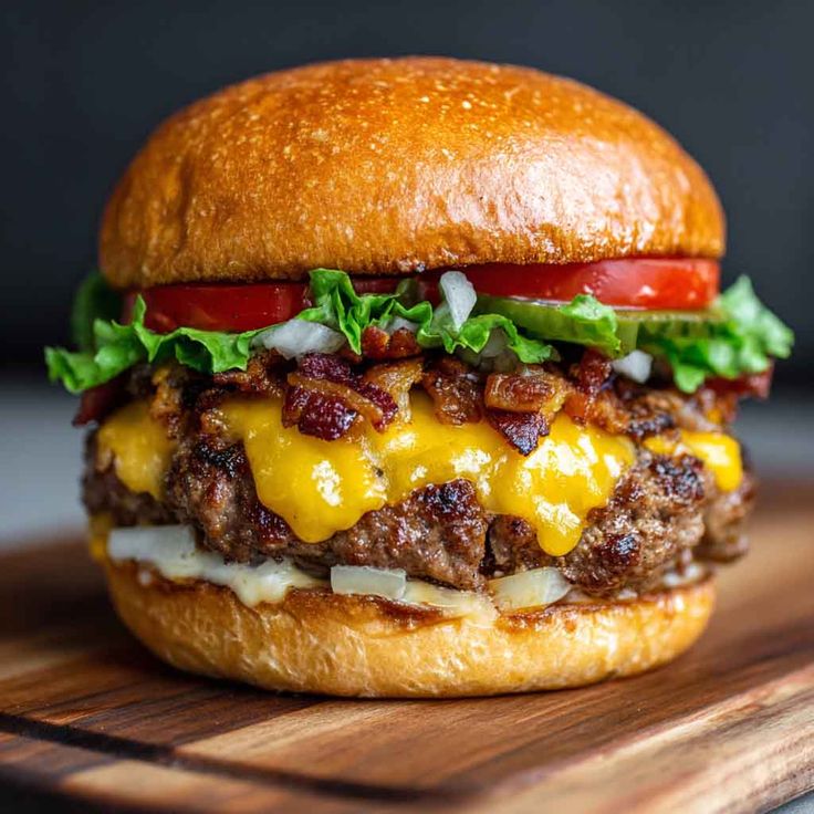 Beef Cheese Burger/Chips