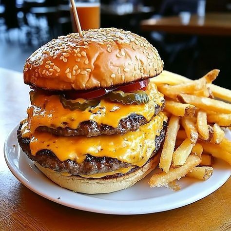 Double Decker Burger/Chips