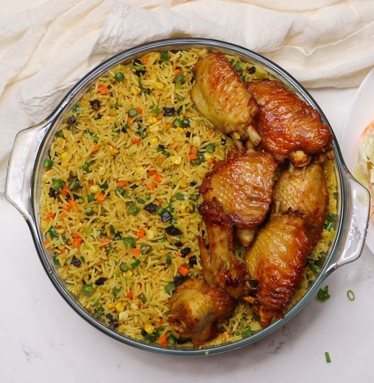 Fried rice and Fried Chicken