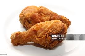 Fried chicken plate only (2parts)