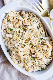 Shredded chicken only