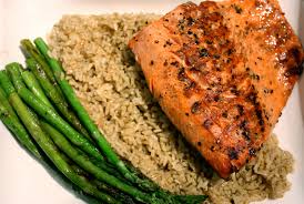 GRILLED FISH/BROWN RICE