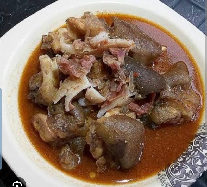 1 Plate Sweet Cow leg Pepper soup