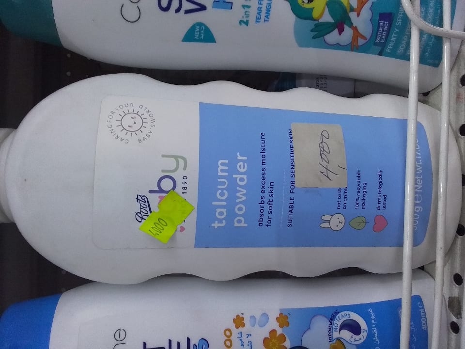 boost baby talcum powder