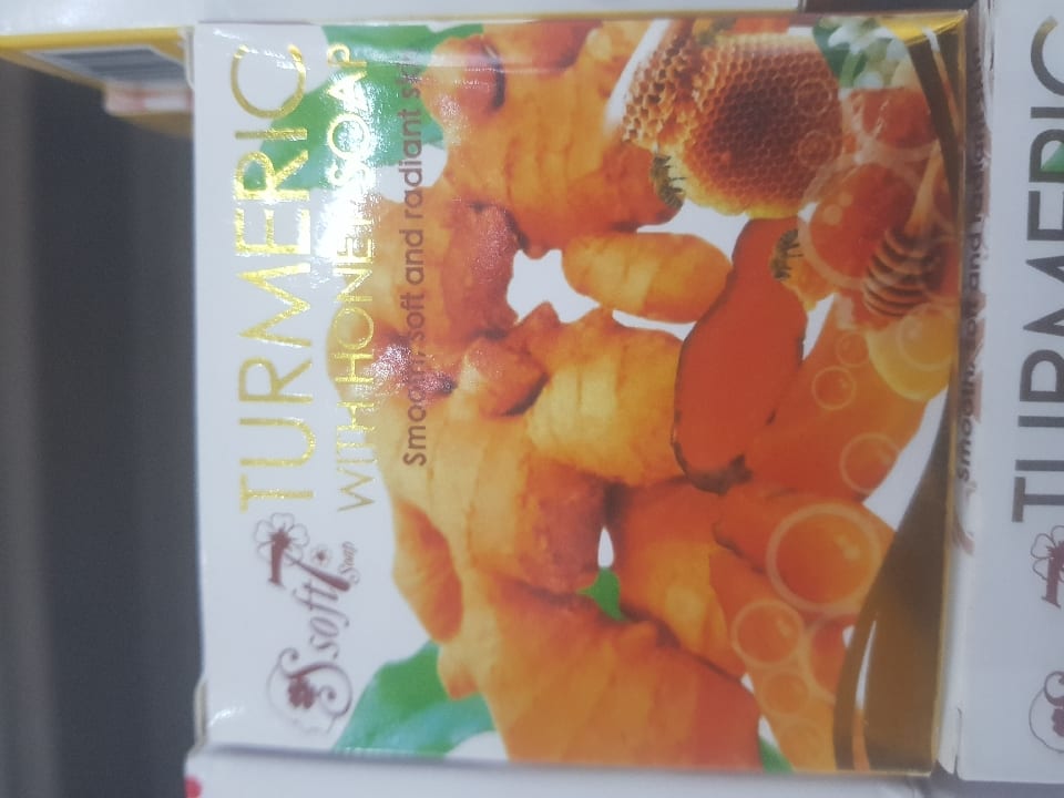 Turmeric with honey soap