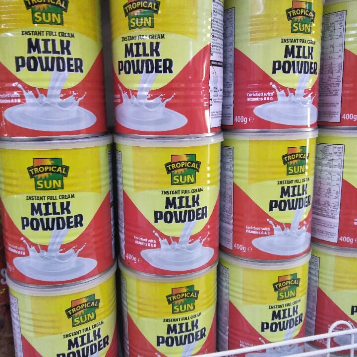 Tropical sun instant full Cream powder.