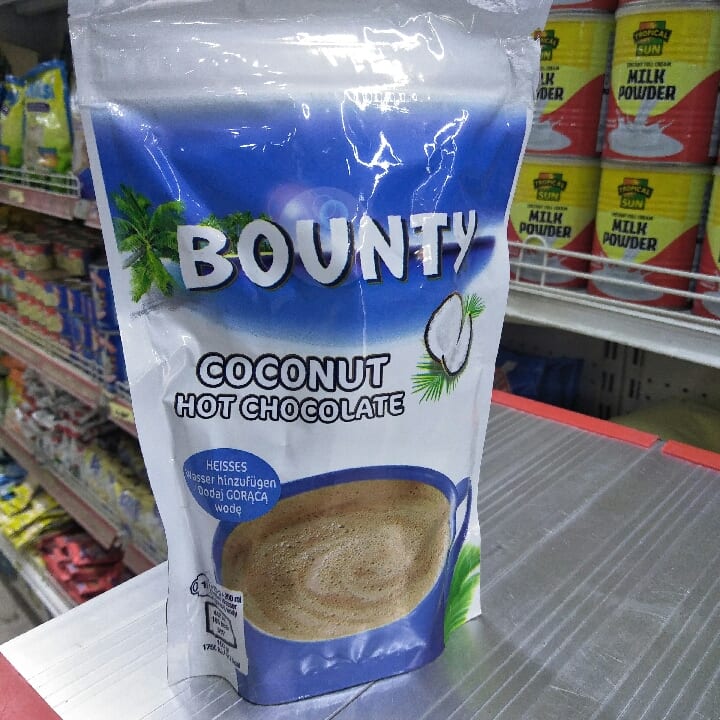 Bounty coconut hot chocolate