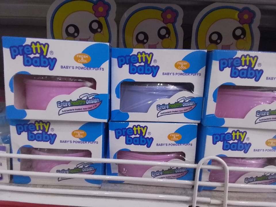 pretty baby powder puff
