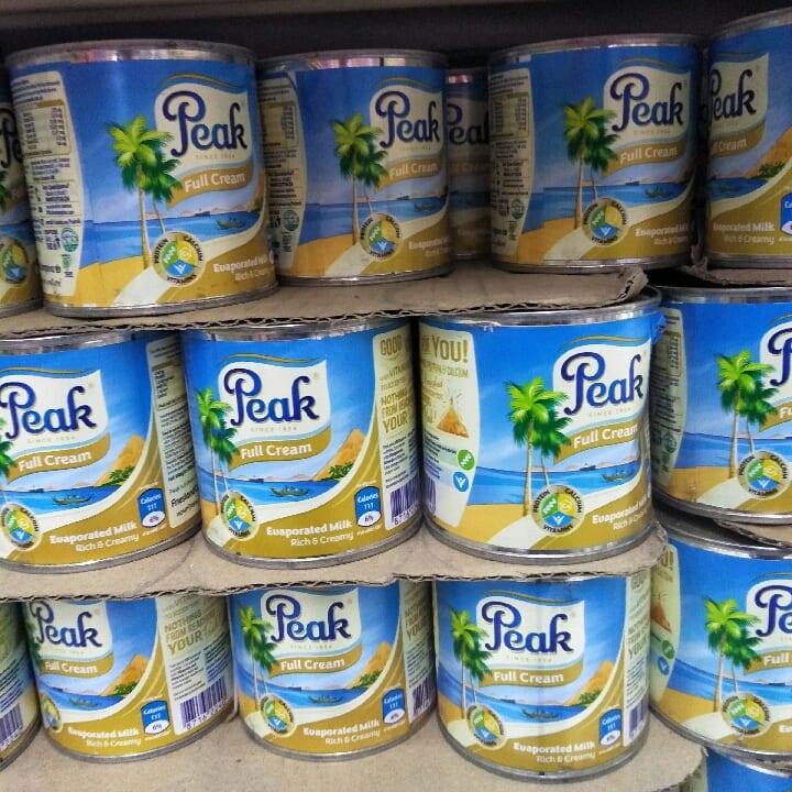 PEAK filled evaporated milk