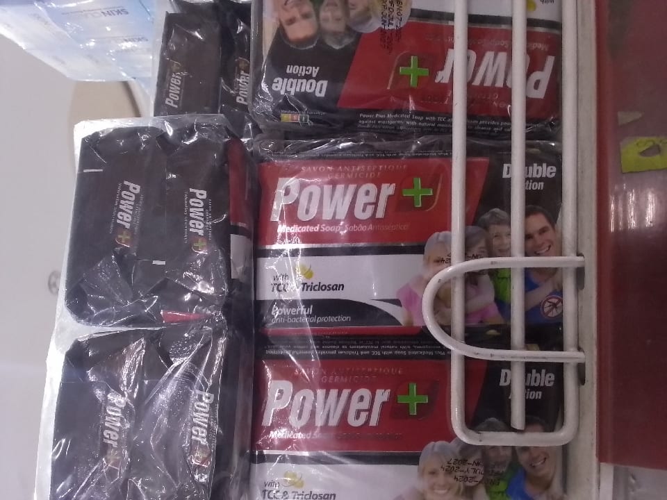 power + medicated soap