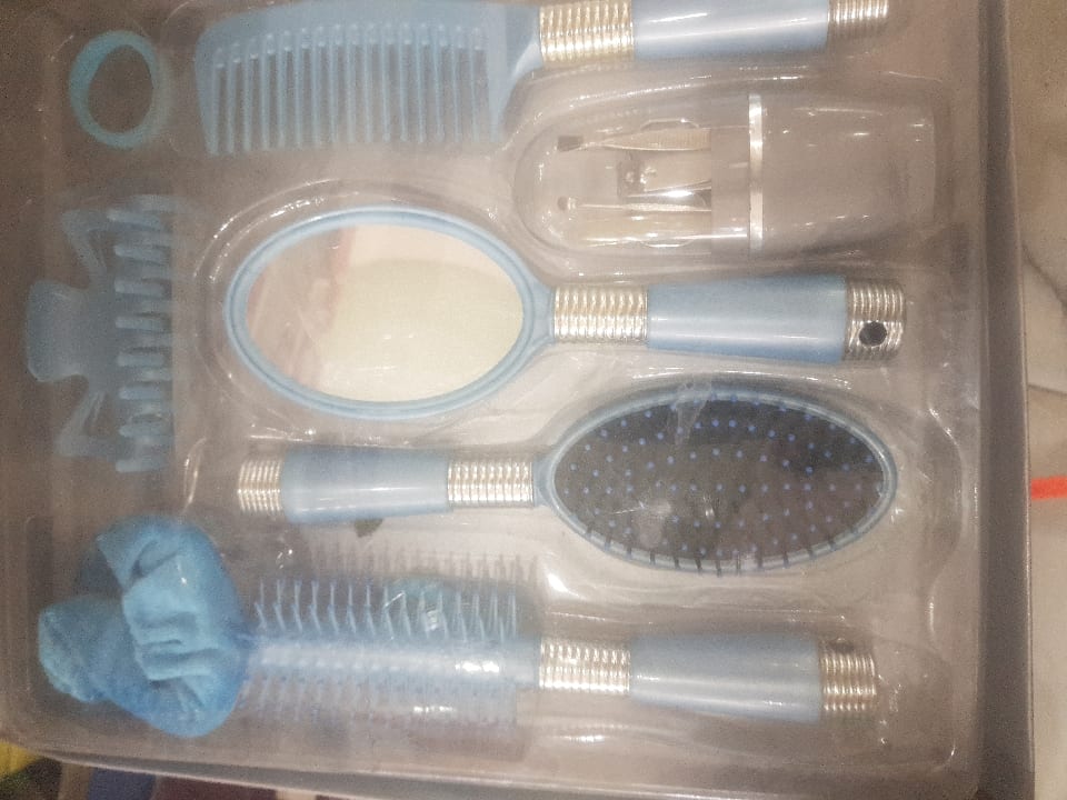 Set of Beauty Hair Brushes
