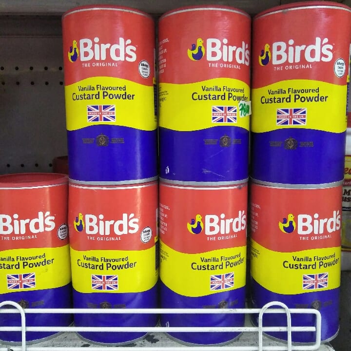 Birds vanilla flavored custard powder