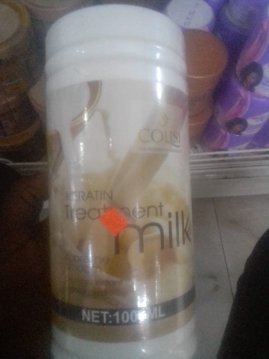 keratin treatment milk