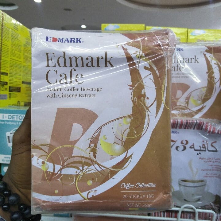 Edmark Cafe. instant coffee Beverage with Ginseng extract