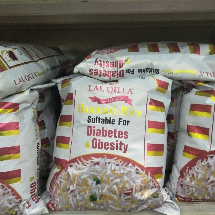 Lal Qulla Basmati Rice suitable for diabetics and obesity