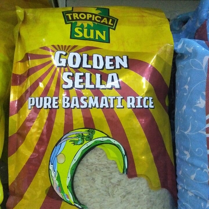 Tropical sun Golden sella pure Basmati Rice