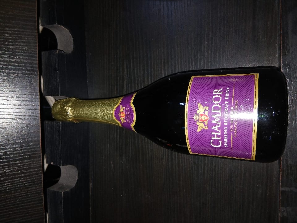 Chambor sparkling red grape drink 750ml