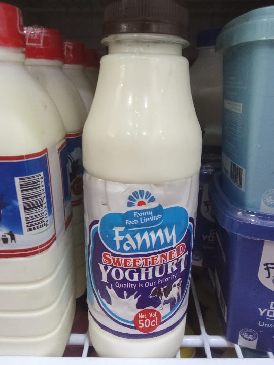 Fanny yoghurt sweetened