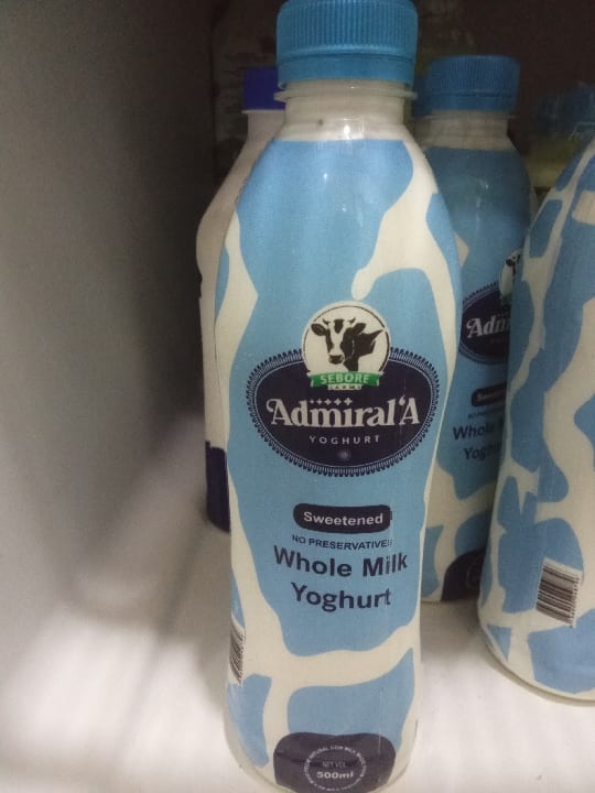 Admiral yoghurt sweetened