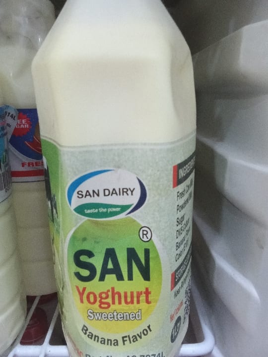 san yoghurt sweetened
