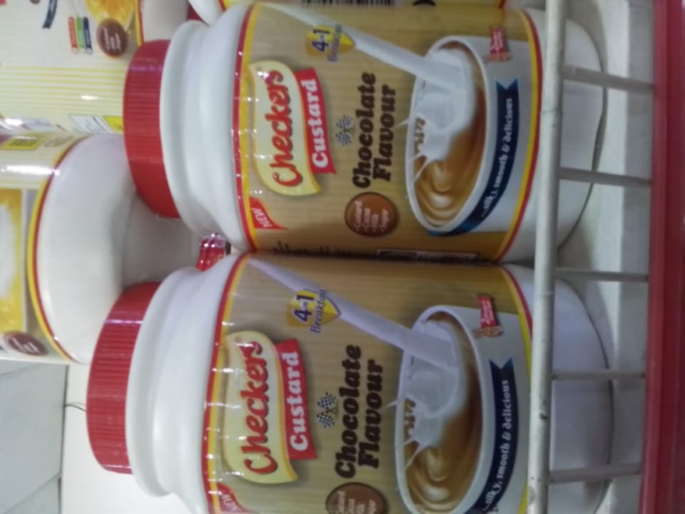 Checkers custard 4in1 chocolate flavour 1kg