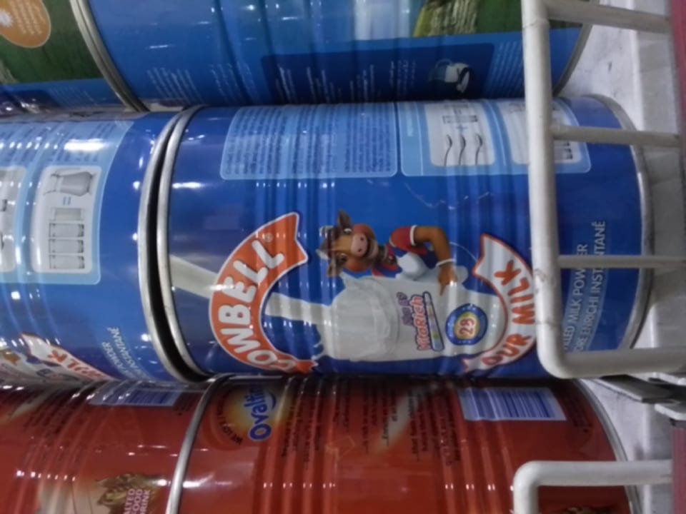 cowbell milk tin 400g