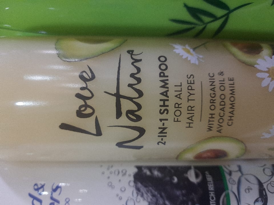 Love nature 2in1 shampoo 500ml