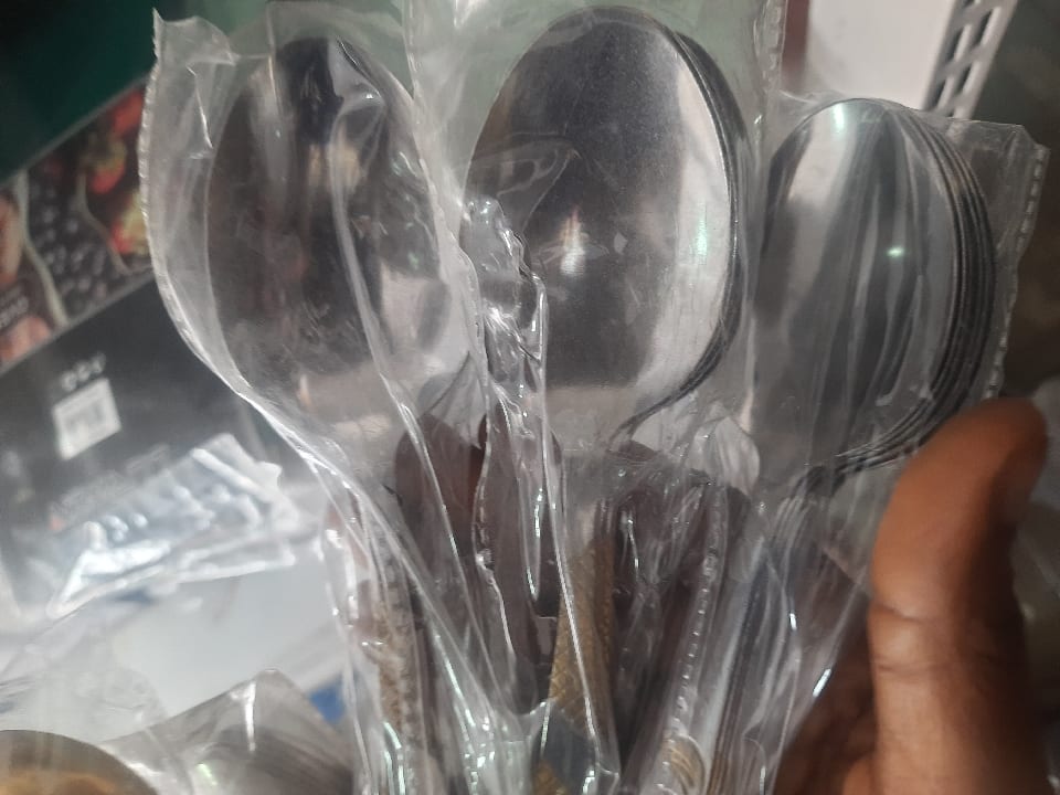 Original silver spoon & fork
