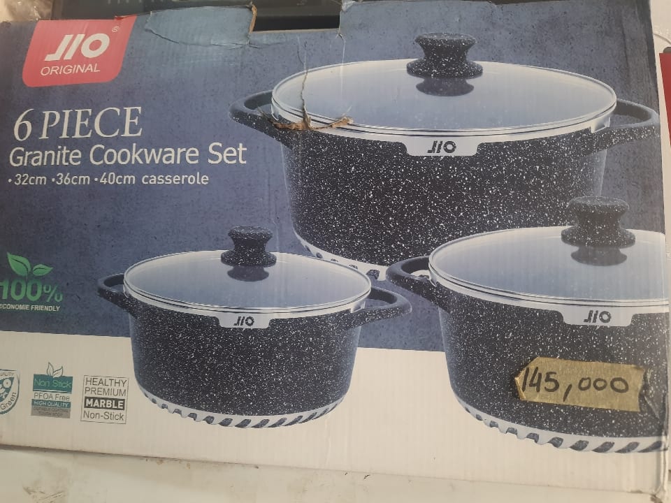 6pcs granite cookware set
